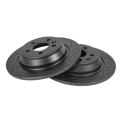 Диск тормозной GANZ задний перфорированный PRO-Line с покрытием (комплект - 2 шт) FORD Mondeo IV / Galaxy II / S-Max / Kuga 08 Арт.: GIJ06038S