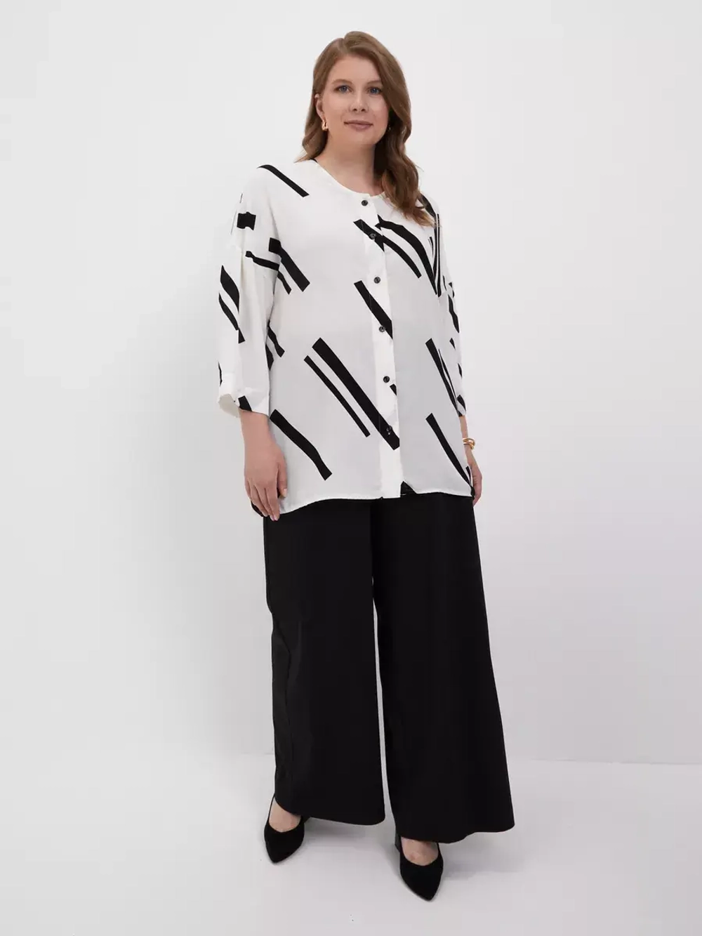 Блузка шифон прямая