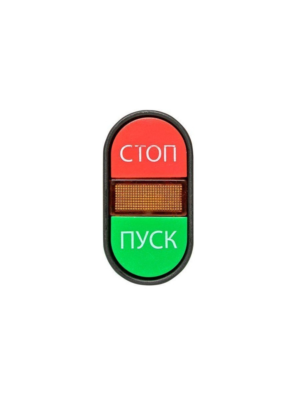 Кнопка APBB-22N "Пуск-Стоп" овал. 24В NO+NC EKF pbn-apbb-o-24
