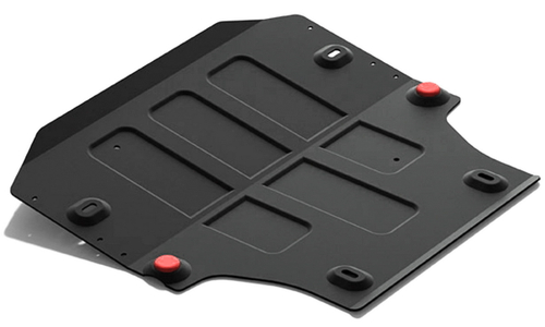 Защита картера АвтоБроня для Mercedes-Benz Sprinter W906 (V - 2.1D) RWD (311CDI, 315CDI, 515CDI) 2006-2019/Volkswagen Crafter I (V - все) 2006-2016, штампованная, сталь 1.8 мм, с крепежом, 111.05828.1