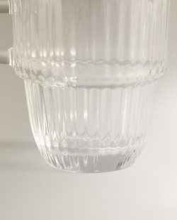 Zara Home чашка из стекла, цвет прозрачный, 7.6 см