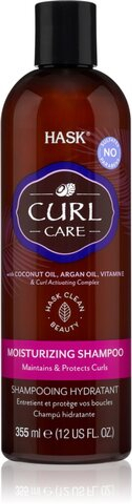 HASK Curl Care - увлажняющий шампунь для вьющихся волос /   355  ml  / GTIN 071164304112