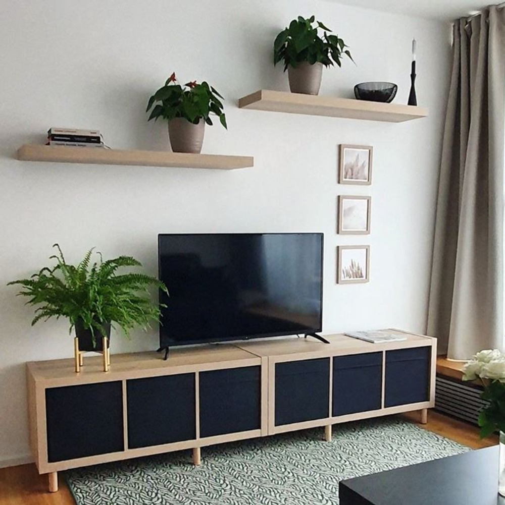 Настенная полка Фора 1.90, 90*25*3,7 см, дуб беленый