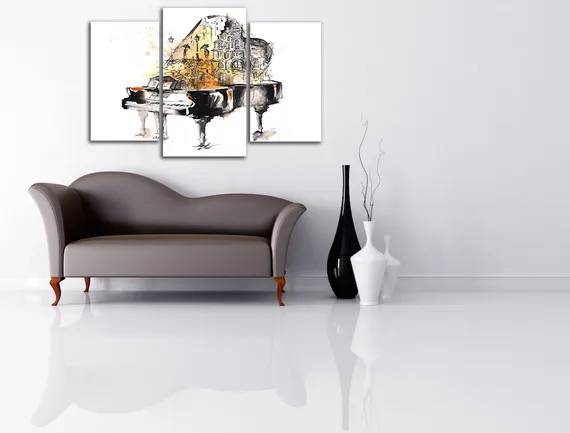 Модульная картина "Рояль Арт"