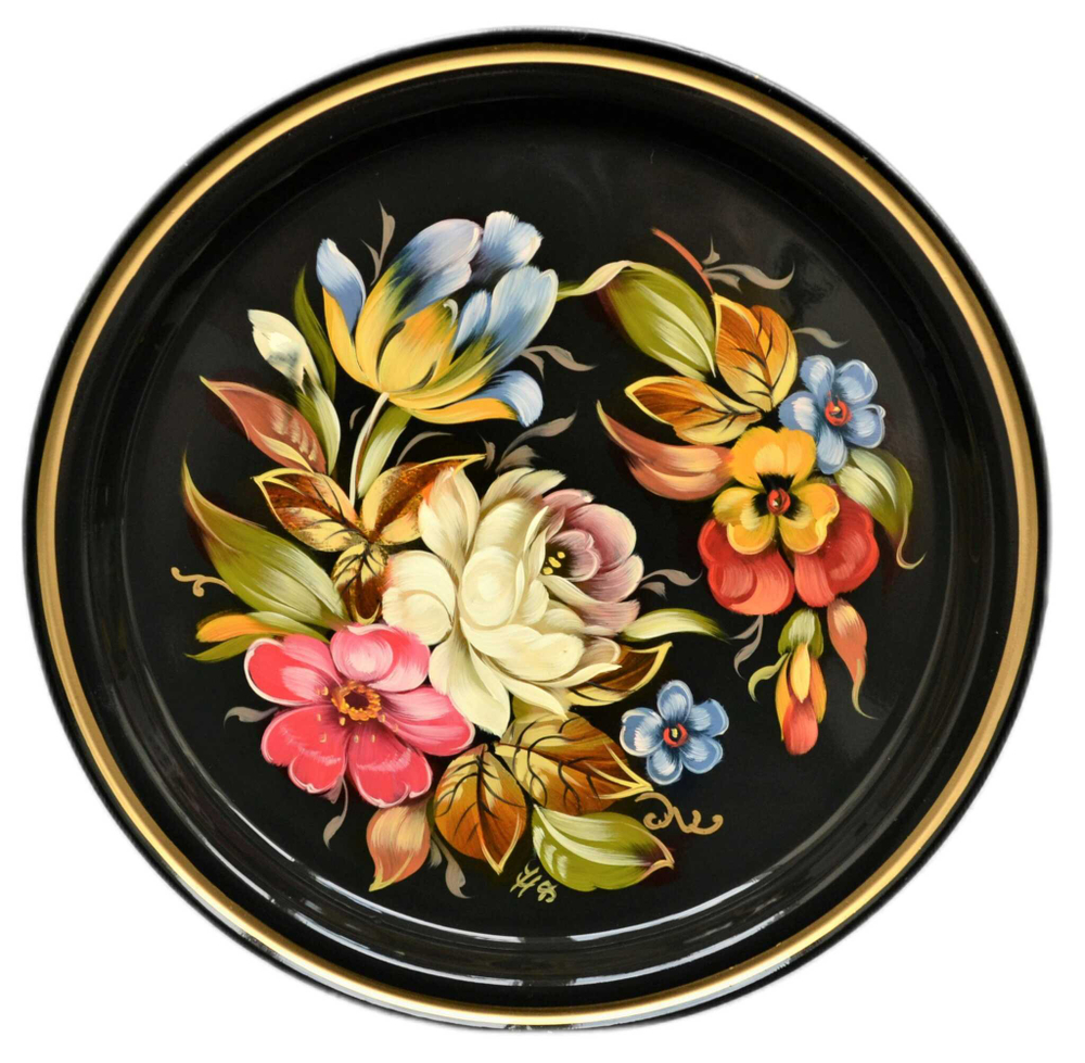 Zhostovo metal tray A5D080724266