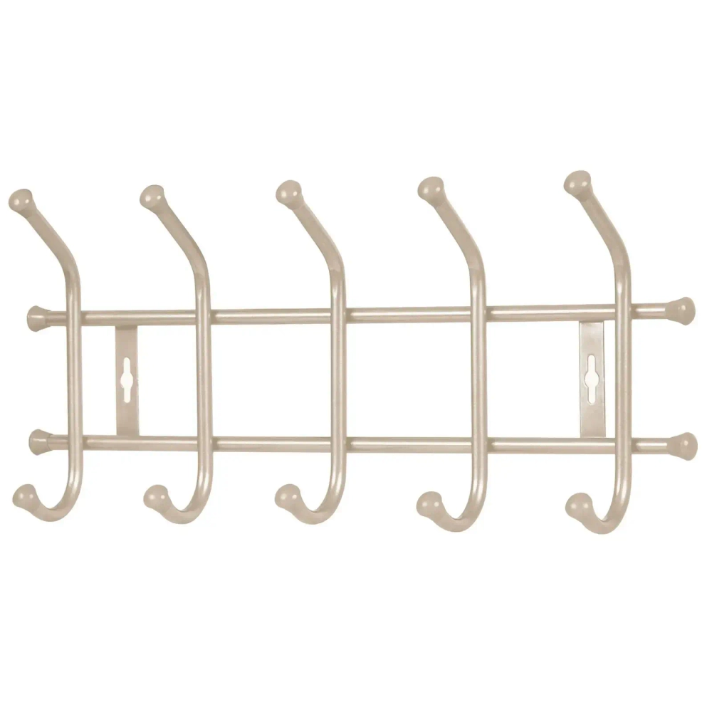 Вешалка настенная 470*215*85 (5 крючков) Бежевый металлик ВНТ5/БЖ
