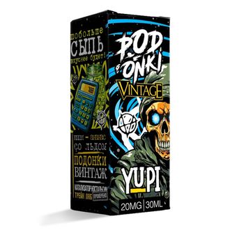 Жидкость Podonki&Vintage salt 2% 30 ml - Юппи-ананас со льдом