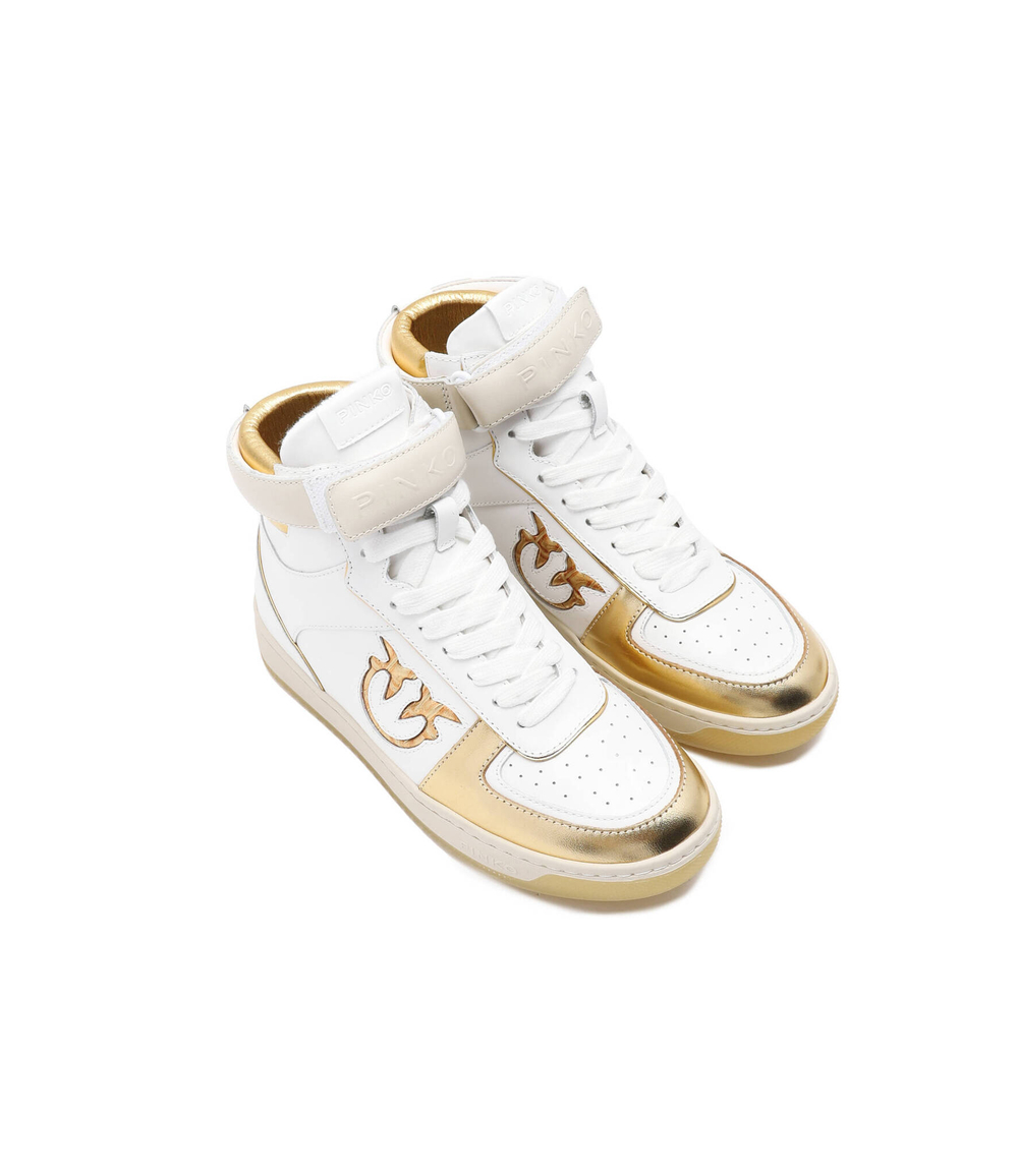 кожаные кроссовки lorena basket hi Pinko - белый(1H214S A08S)