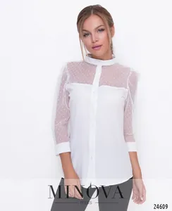 Блуза 1095-белый Minova