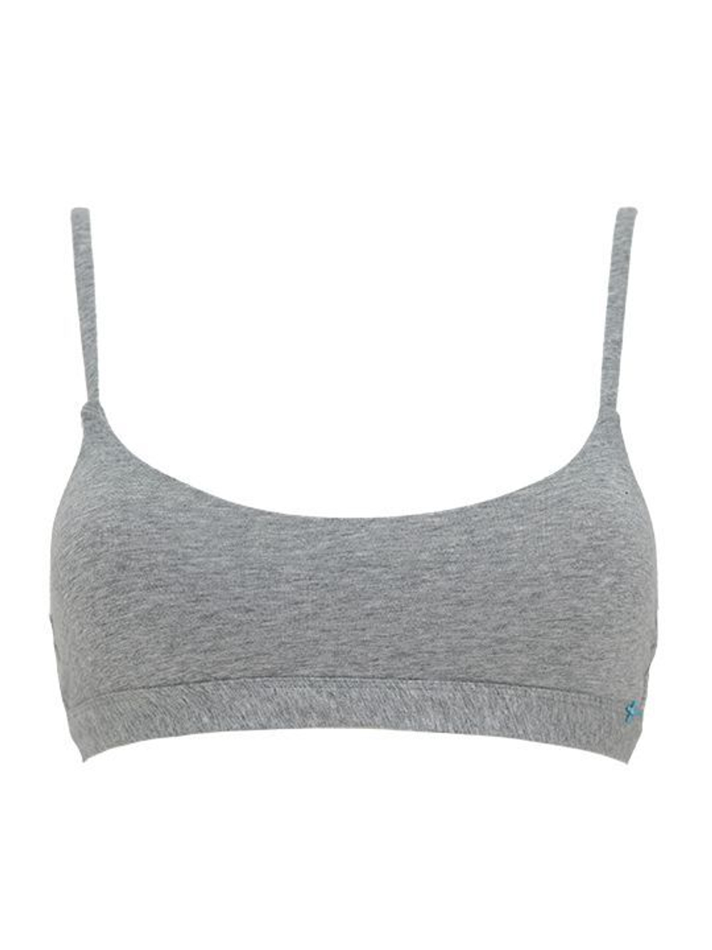 Бюстгальтер-топ с мягкими двухслойными чашками (Размер: 3B) (Цвет: белый)