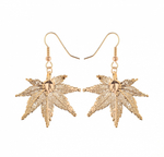 Серьги листья Ester Bijoux Японский Клён LF55C-RG BR