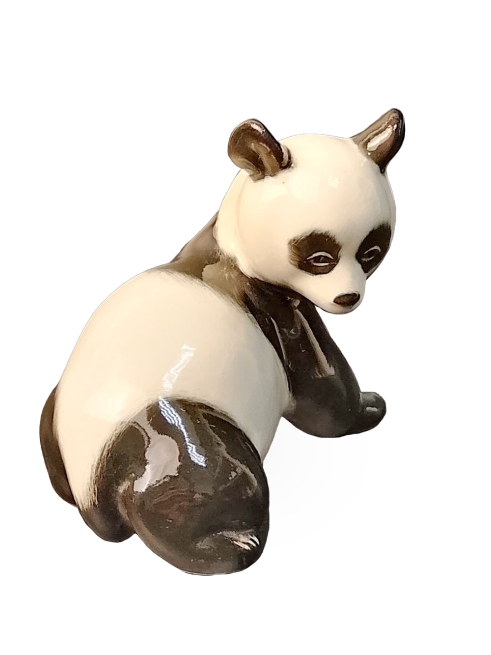 Фарфоровая статуэтка "Панда" ЛФЗ, СССР 1970 - 1986 гг.