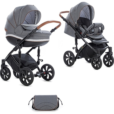 Детская коляска Tutis Mimi Style 2 в 1 New 2024 №332 (Серый)