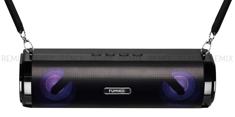 Портативная колонка FUMIKO VOODOO с подсветкой черная