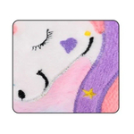 Блокнот детский Basir на замке, формат А5, серия "Единорог", меховая обложка, 88 листов, размер 21*15 см