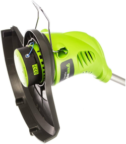 Триммер электро Greenworks 21217 нижний двигатель 500Вт леска 1.6мм 33см 21217