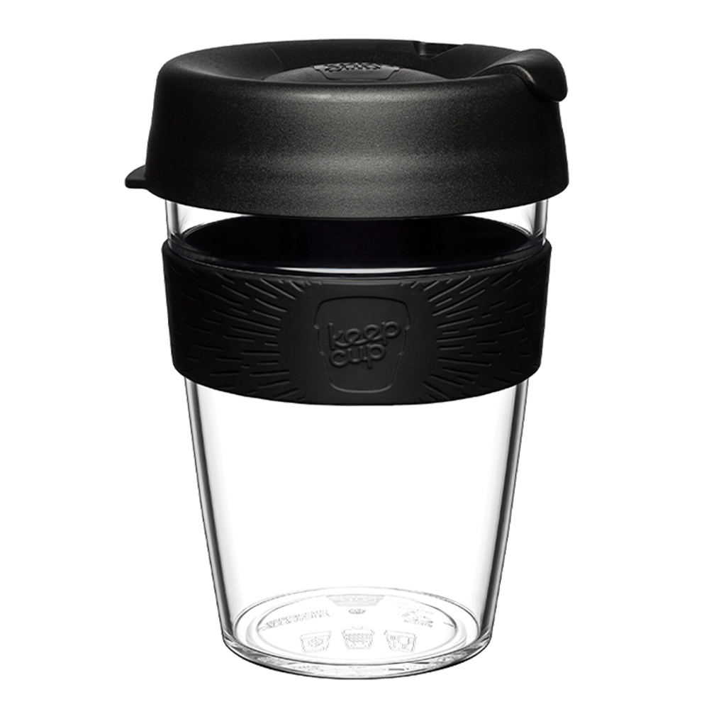 Кружка original m 340 мл clear black