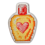 Коллекция:	Вышивка по перфорированной форме¶Название по-английски:	Wooden cross-stitch kit¶Название