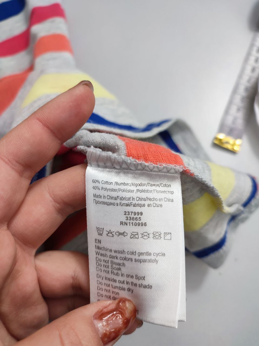 Футболка Fox в полоску 42 размер