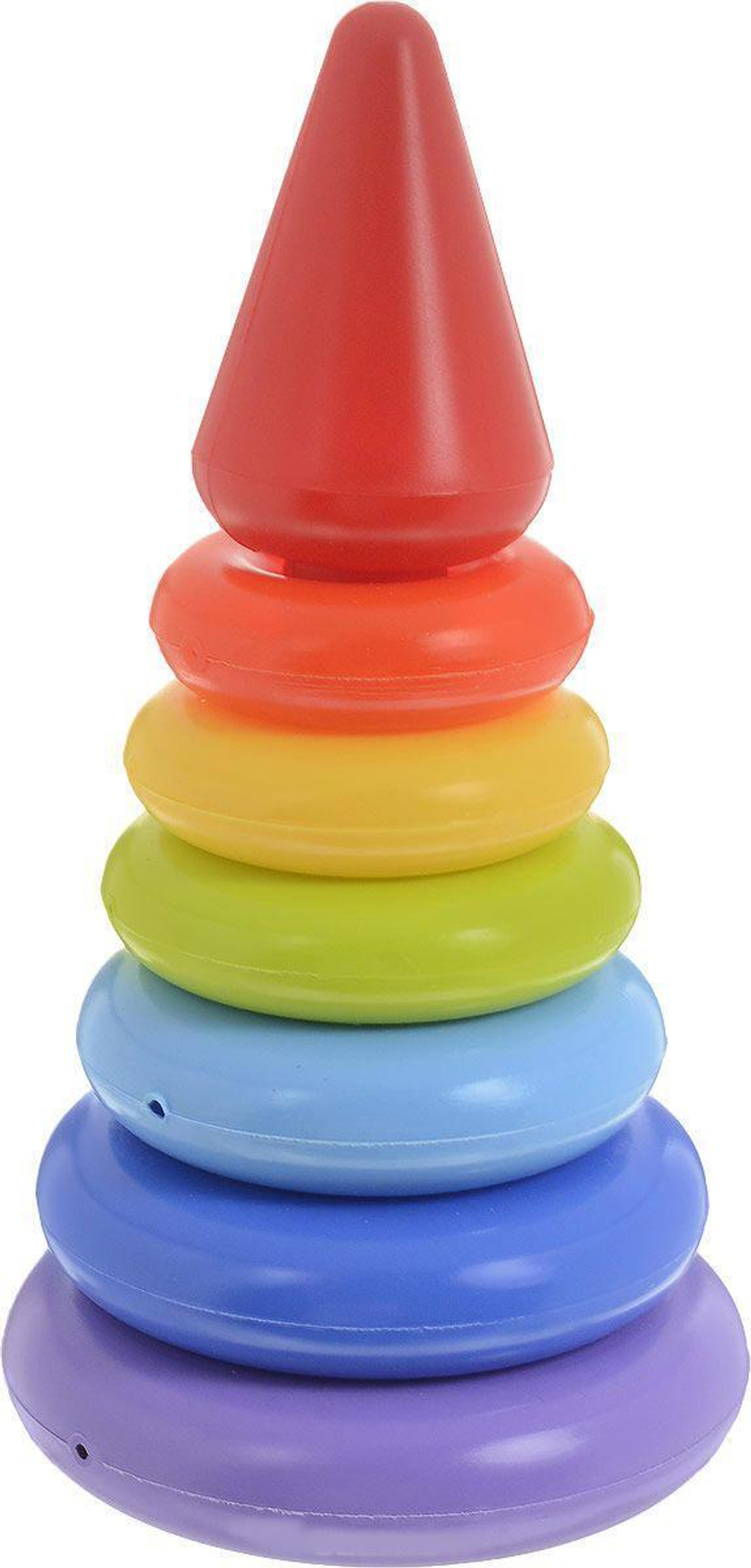 Пирамидка 8дет. 20,5см "Семицветик" (Р.с.)