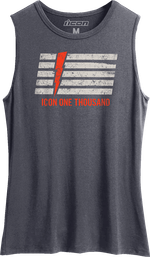 Women's Invasion Stripe Tank Top / Женский / Серый