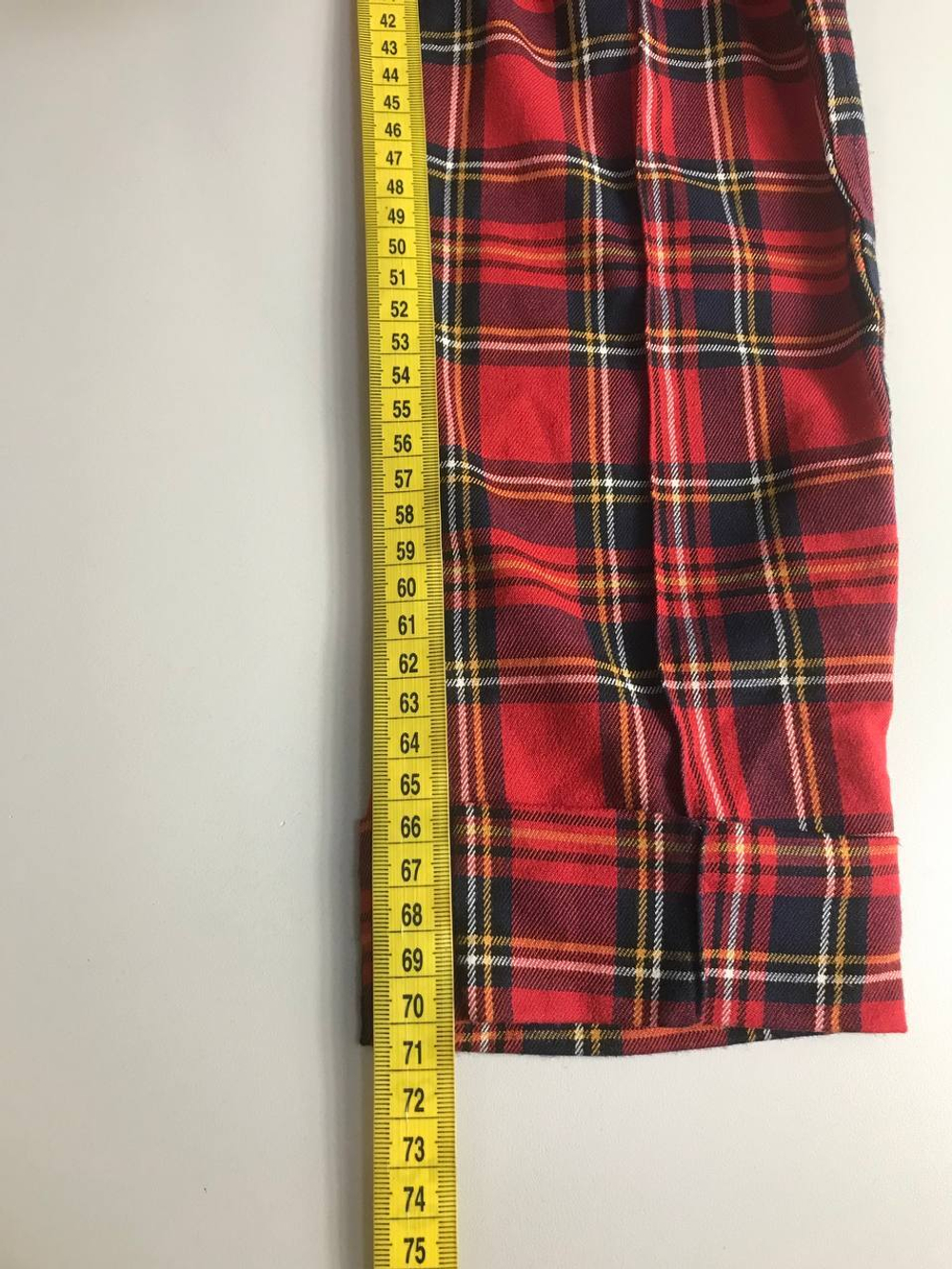 Брюки Bershka в яркую клетку, маркировка 36, визуально 42 размер