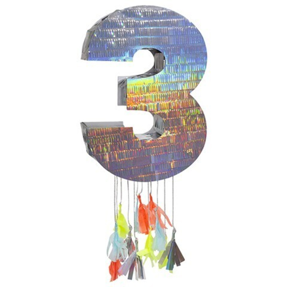 Пиньята-цифра "3"