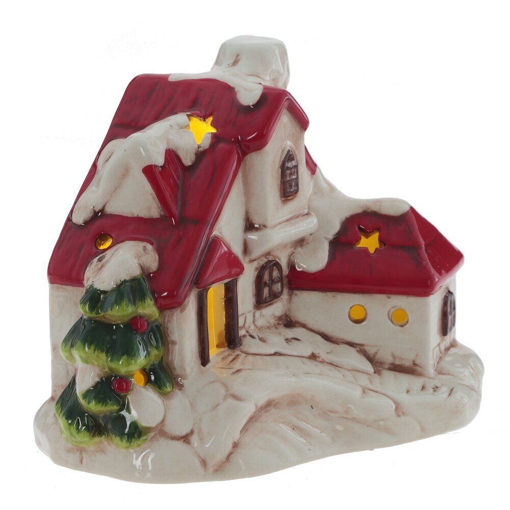 GAEM Фигурка декоративная "Домик" с подсветкой (LR44х2 н/п), L12,5 W8 H9,5 см