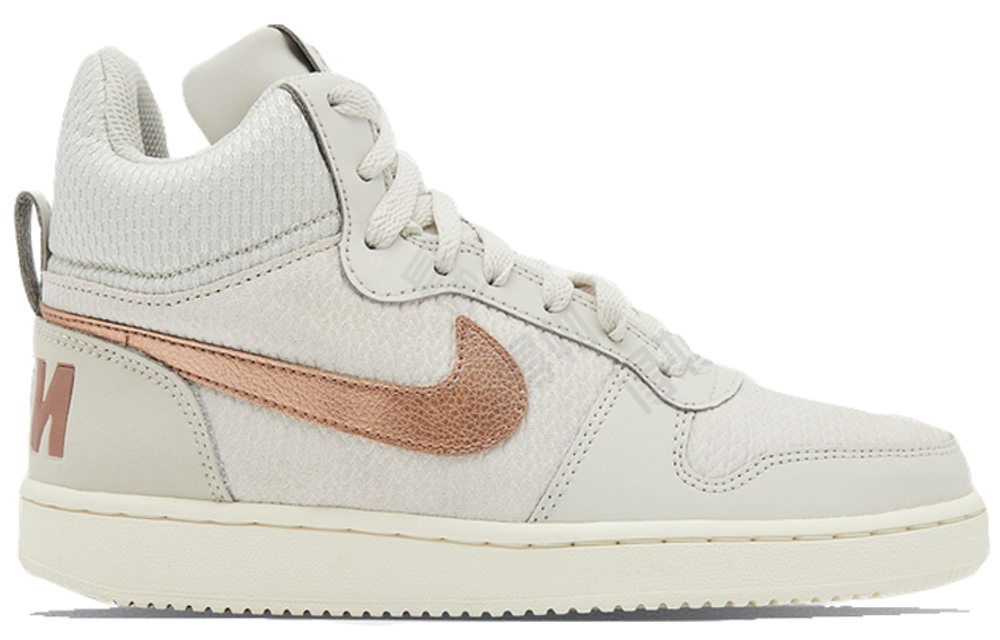 Женские кроссовки Nike Court Borough Mid Premium 'Light Bone Metallic Red Bronze' 844907-003