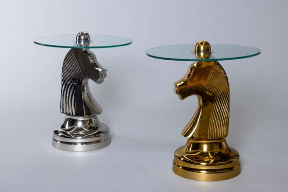 Кофейный стол &quot;Лошадь&quot; золото