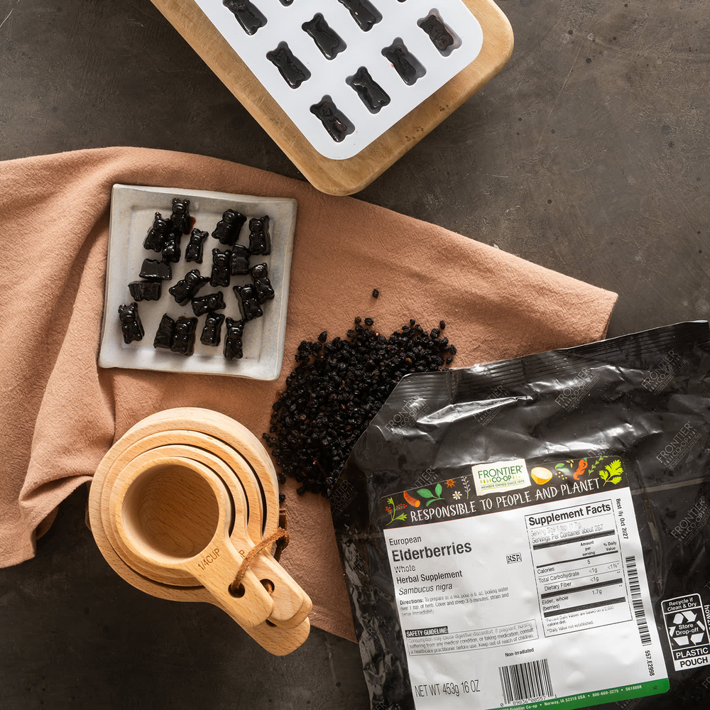 Frontier Co-op, органическая цельная европейская бузина, 453 г (16 унций)