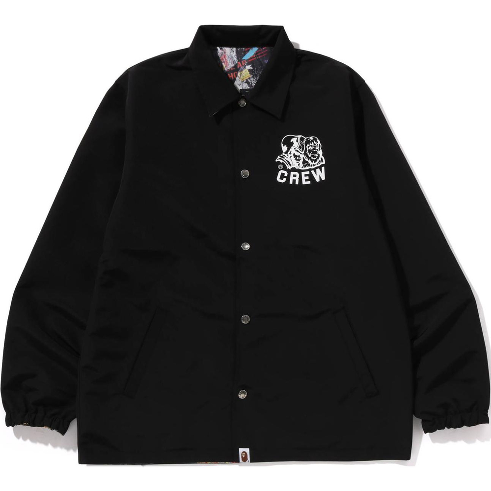 A Bathing Ape Bathing Ape Flyer Pattern Reversible Coach Куртка