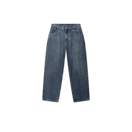 Джинсы Октябрь OG Logo Baggy Denim "Blue Stone Washed"