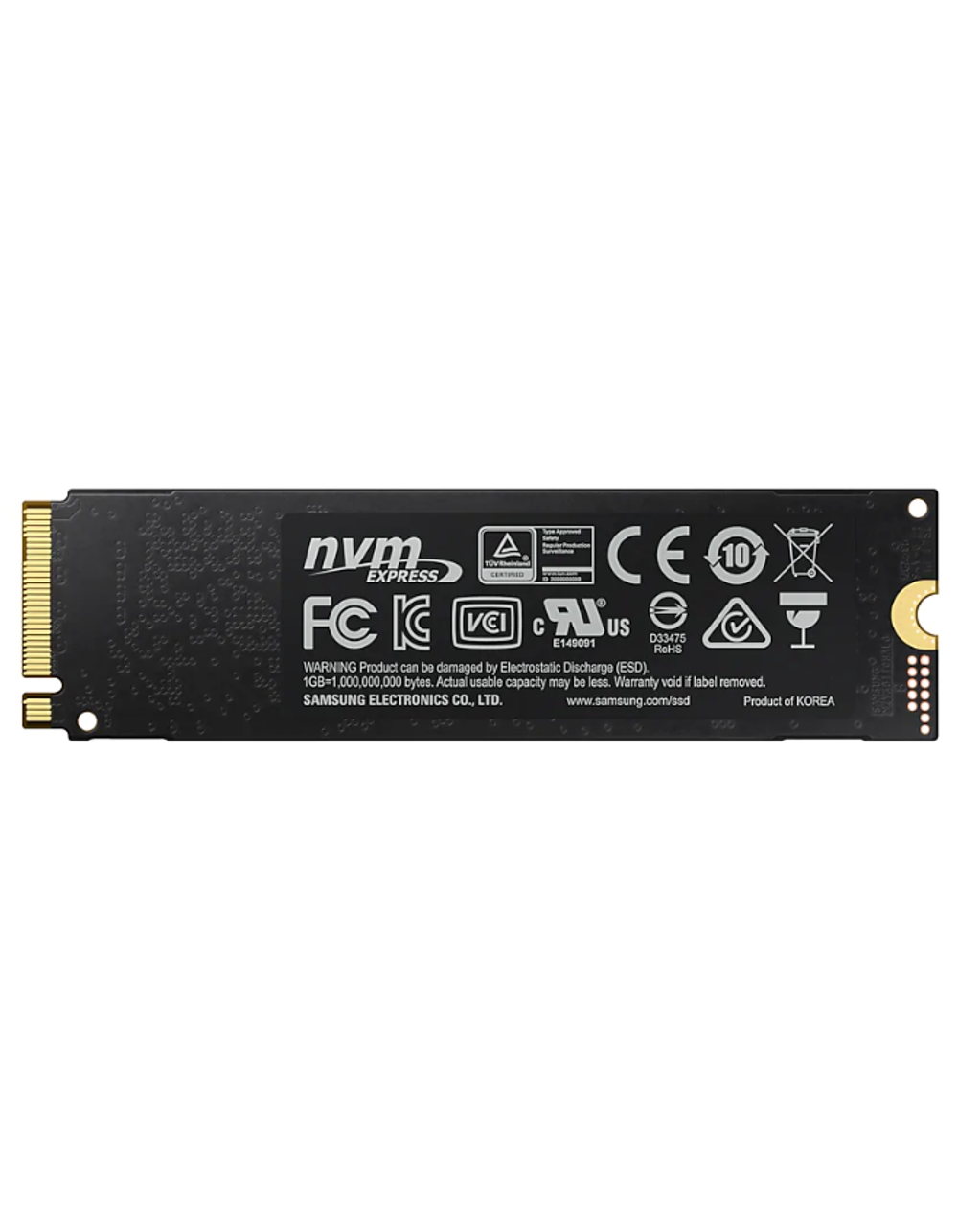 SSD M.2 (PCI-E NVMe) 250Gb Samsung 970 EVO plus (R3500/W2300MB/s) (MZ-V7S250BW) 1year