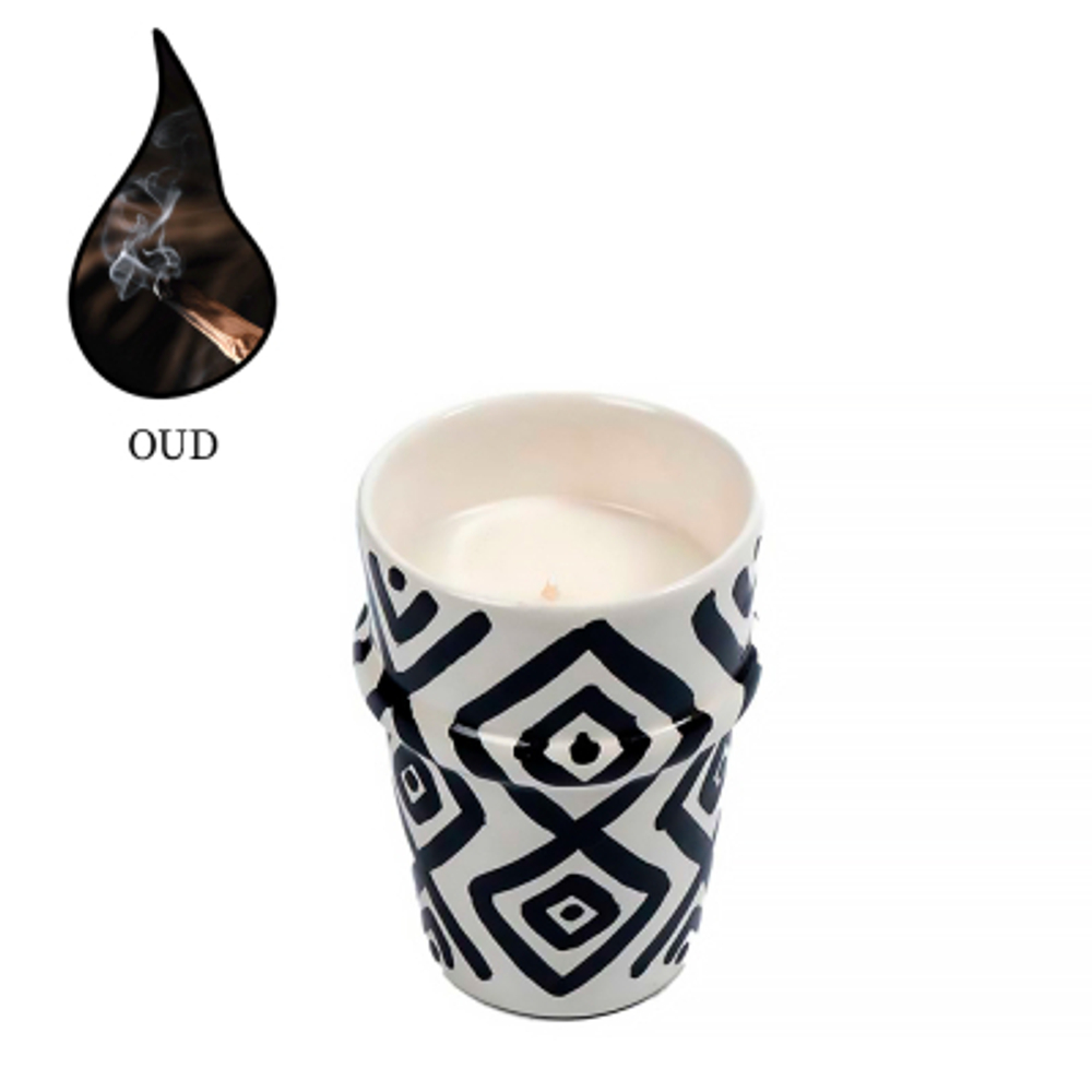 Аромасвеча Nour Bougie Lozana Oud 475 г