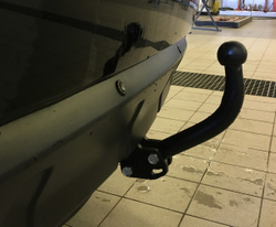 Фаркоп для Mitsubishi Outlander XL 2007-2012, Citroen C-Crosser, Peugeot 4007. Тип шара: A. Нагрузки: 1500/75 кг, MI 21