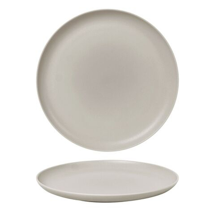 Тарелка с бортом d=26 cм, фарфор "NOBLE" серия "Fine Plus-Light Grey"