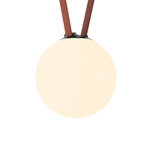 DK5555-BK Cветильник для трека-ремня Belty, серия Orb, со светодиодом, D230*H236мм, 48V DC, 15W, RA90, 120°, 3000K, IP20, черный, акрил