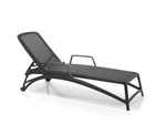 Шезлонг-лежак пластиковый Nardi Atlantico, антрацит