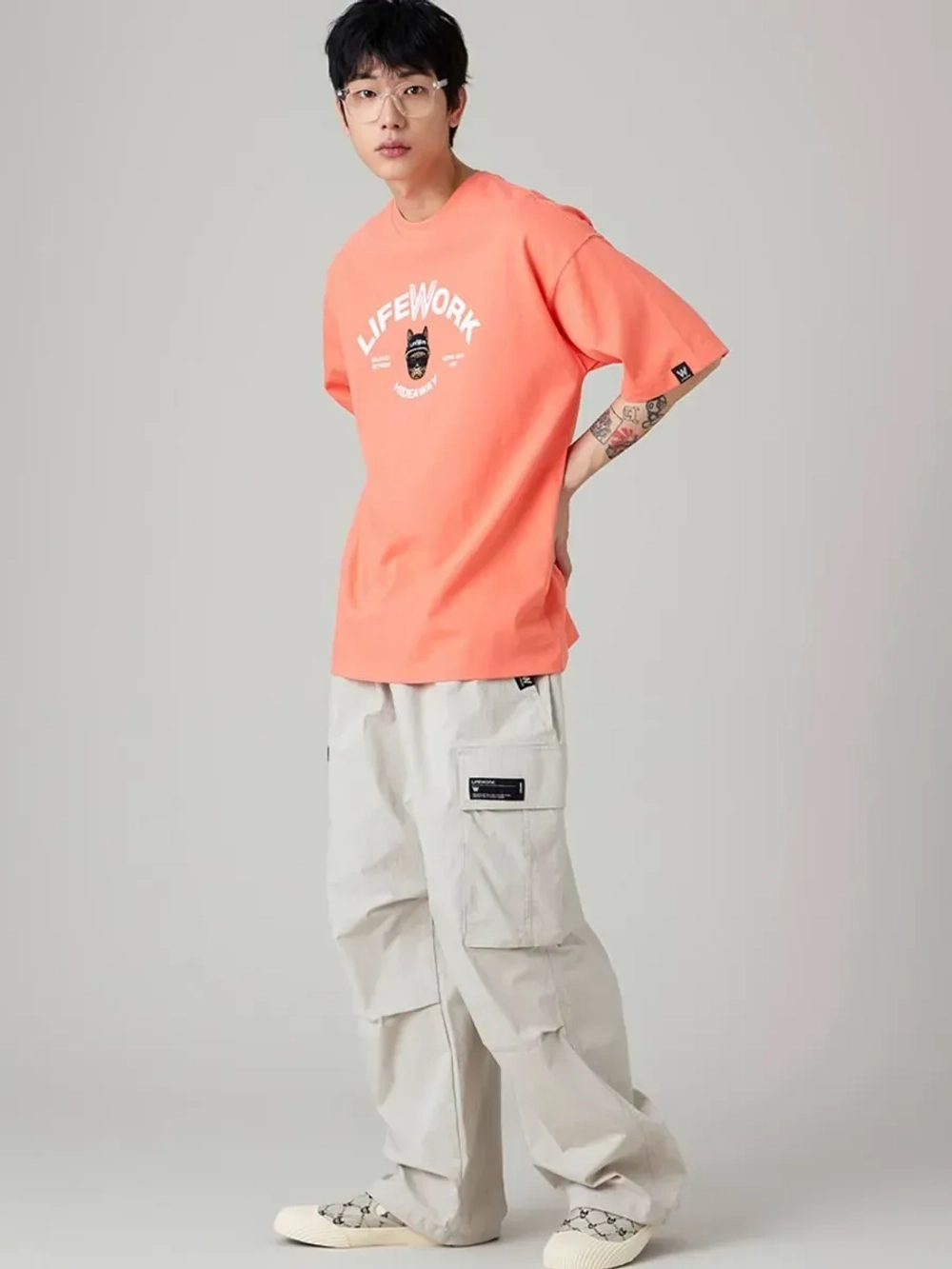 Футболка с логотипом hipdok face