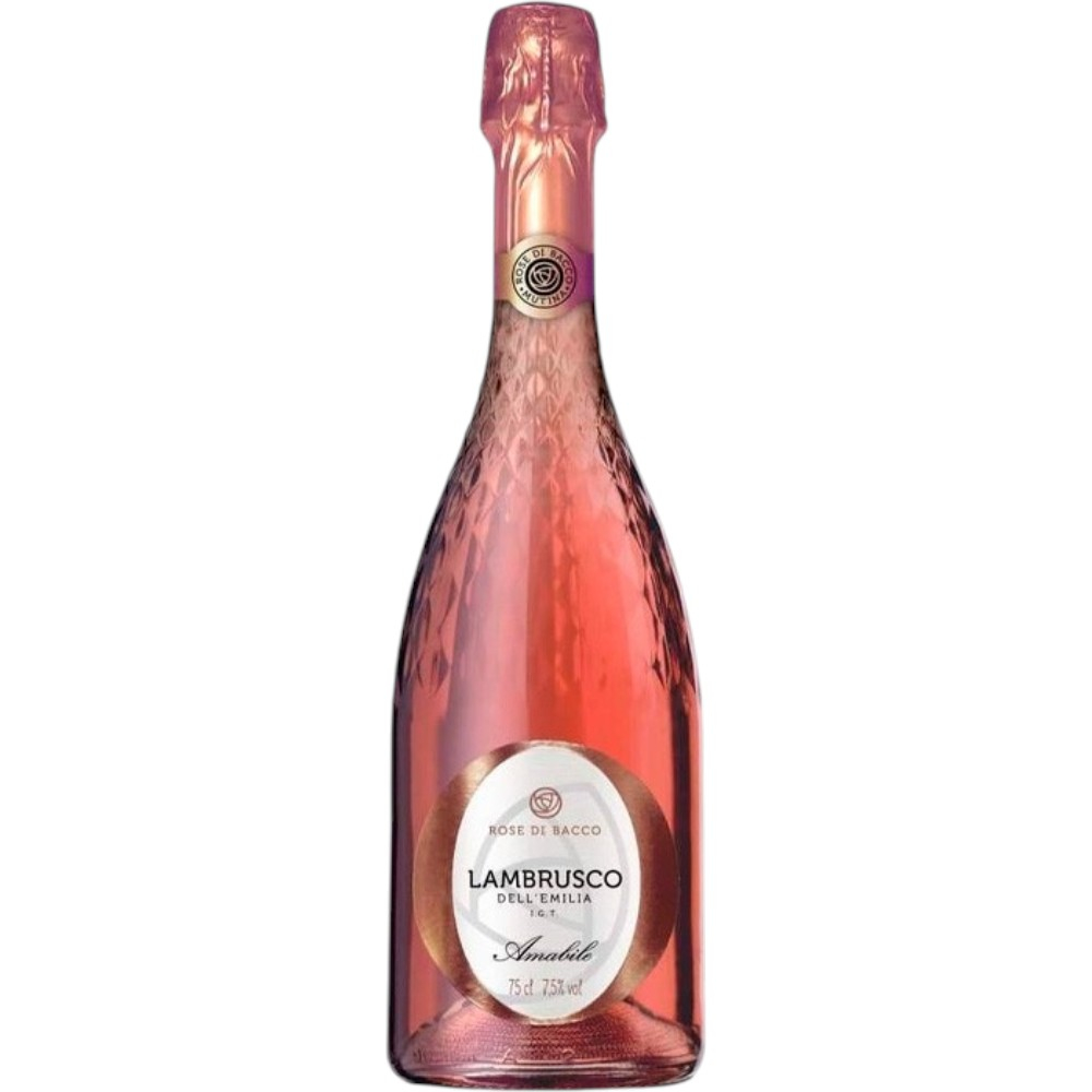 Игристое вино Lambrusco rose di Bacco Rosato 0,75 л.
