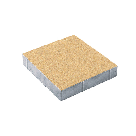 Тротуарная плитка КВАДРАТ 400х400 мм - Гранит Желтый