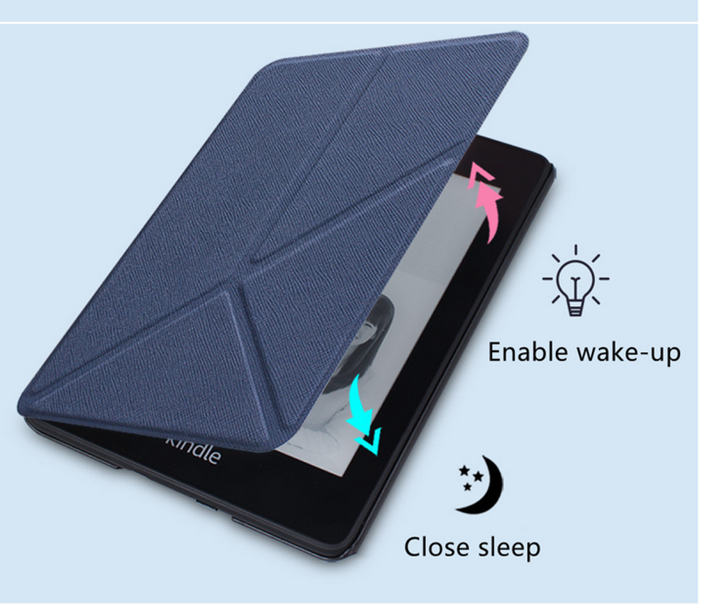 Обложка трансформер черная для Kindle Paperwhite 2021 6,8 дюймов