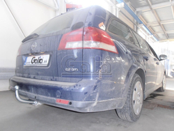 Фаркоп оцинкованный Galia O049A для Opel Vectra C универсал 2002-2008(паспорт и сертификат в комплекте)(без электрики)