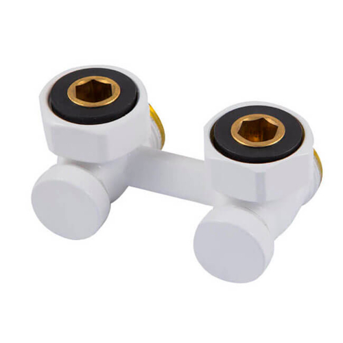 Узел нижнего подключения SCHLOSSER G 3/4 x 3/4 D-50 MM Standard 6007 угловой белый