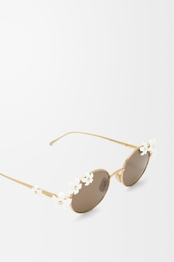 Loewe Солнцезащитные очки Daisy Field, белый