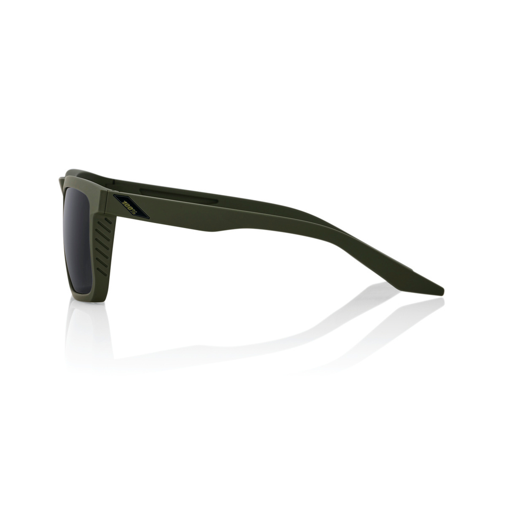 Спортивные очки 100% RENSHAW - Soft Tact Army Green - Black Mirror Lens