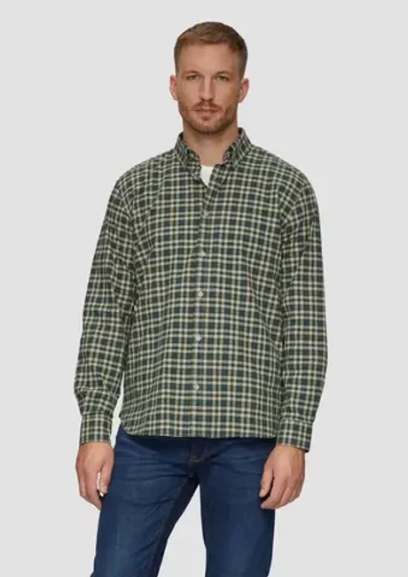 Хлопковая рубашка s.Oliver