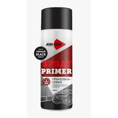 Aim-One Грунтовка-спрей черная матовая, 450мл