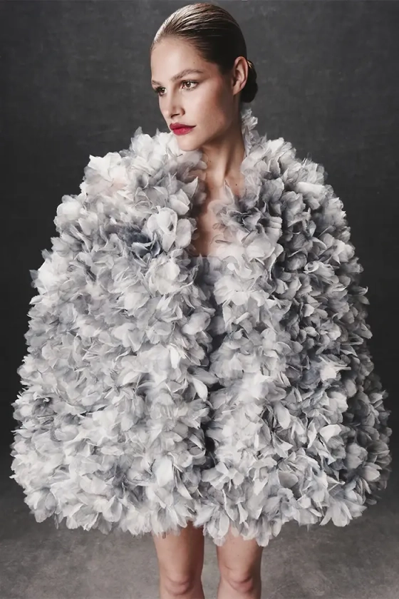 Платье мини из сатина